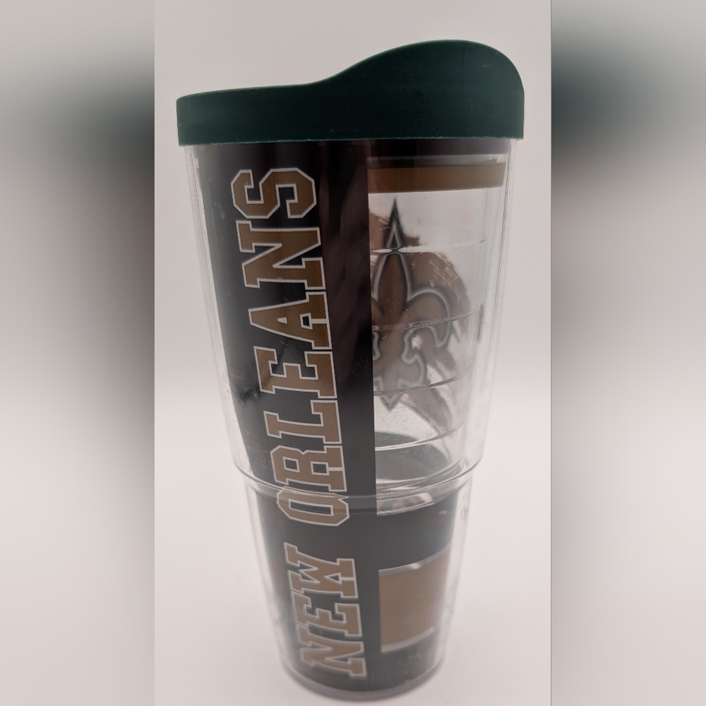 New Orleans Saints NFL Football Travel Tumbler with Lid